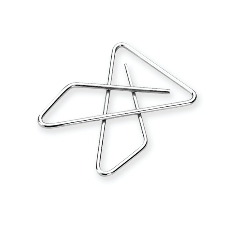 ACCO Brands ACCO Ideal Paper Clamp/Butterfly Clamp, Smooth, #2 Size(Small), 50/Box, 3-Pack (150 Clamps Total) (A7072643) - Image 3